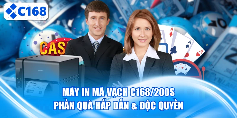 Máy In Mã Vạch C168/200s - Phần Quà Hấp Dẫn & Độc Quyền