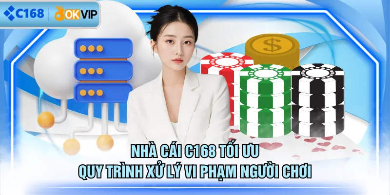 Nhà cái C168 tối ưu quy trình xử lý vi phạm người chơi